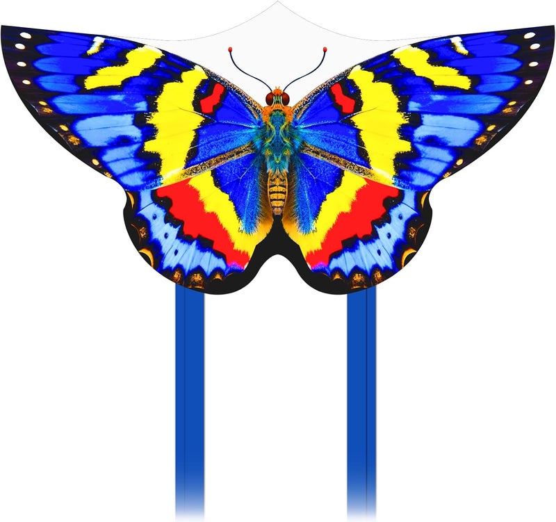 FejoHify Large Butterfly Kite for Kids & Adults, 55" x 28" Easy to Fly Single Line Kite for Kids Ages 4-8, 8-12, Comes with 300 FT Kite String Handle - Image 1